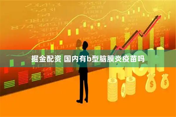 掘金配资 国内有b型脑膜炎疫苗吗